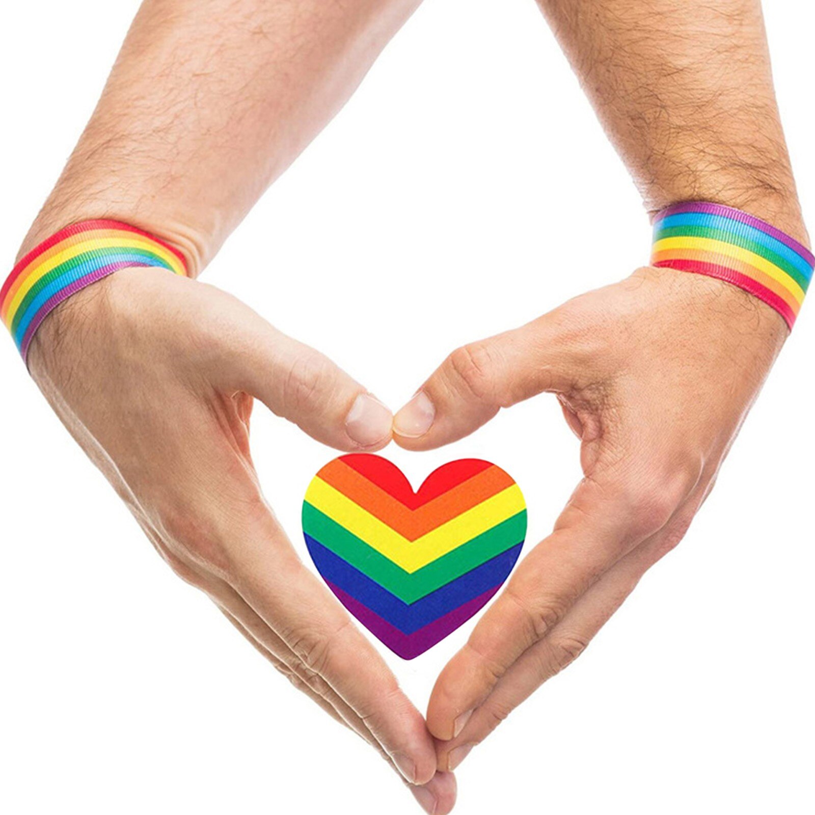 500PCS Pride Day Homosexual Elements Love Gradient Colorful Facial Tattoo Sticker Rainbow Tattoo Sticker Waterproof Accessories