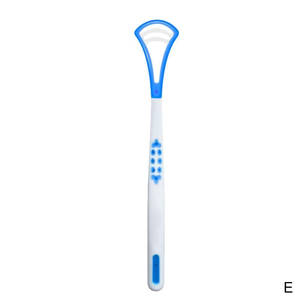 Plastic Tongue Brush Tongue Cleaner In Addition To Breath Care Tool Kit Mouth Bad Scraper Hygiene Dental P8M5