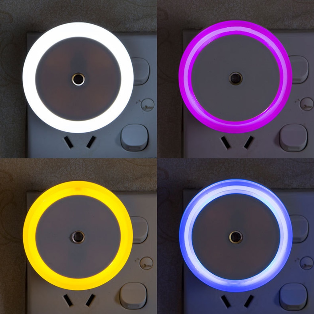 Wireless LED Night Light Sensor Lighting Mini EU US UK Plug Night light Lamp For Children Kids Living Room Bedroom Lights