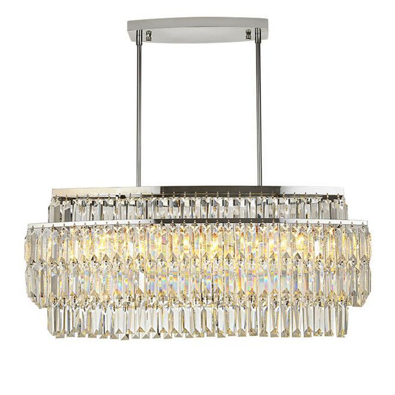 Led model crystal Pendant Lights Italian luxury room after the modern simple Nordic bedroom restaurant crystal Pendant Lights