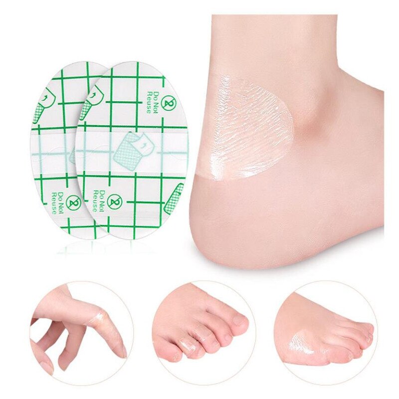 10Pcs Foot Care Sticker Heel Sole Pad Sticker Patch Waterproof Invisible Skin Protector Anti Blister Slip Foot Care Tool