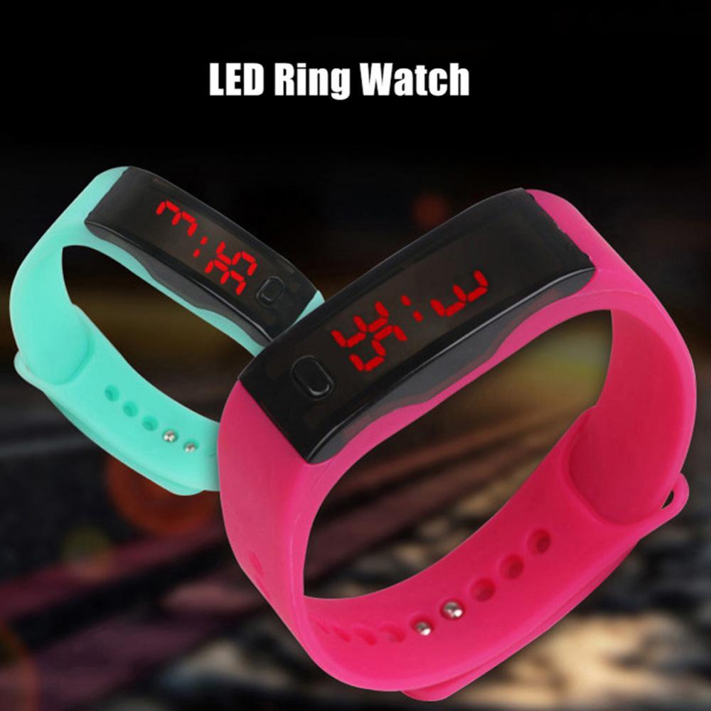 Kids Silicone Strap LED Display Electronic Digital Sports Bracelet Wrist Watch Couple Reloj Mujer Relogio Feminino Sport Clock