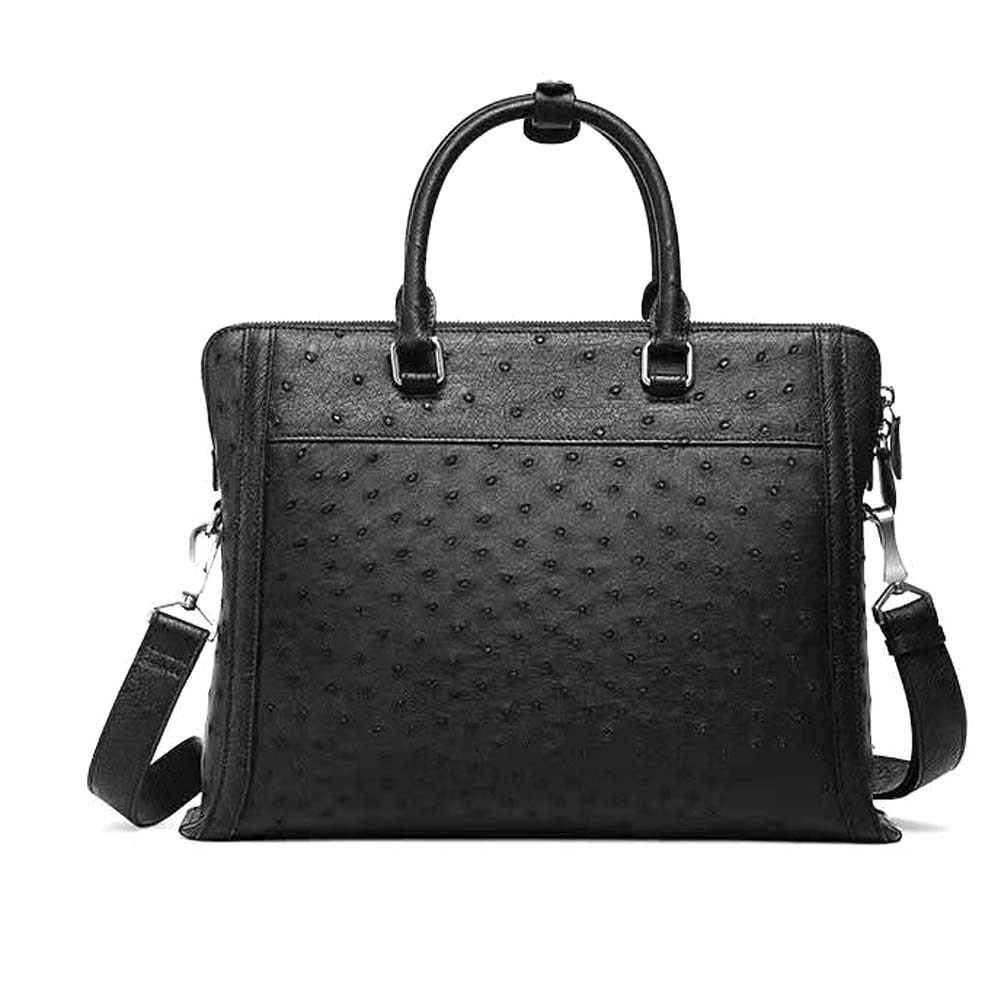 ouluoer new men handbag men ostrich leather handbag men ostrich bag