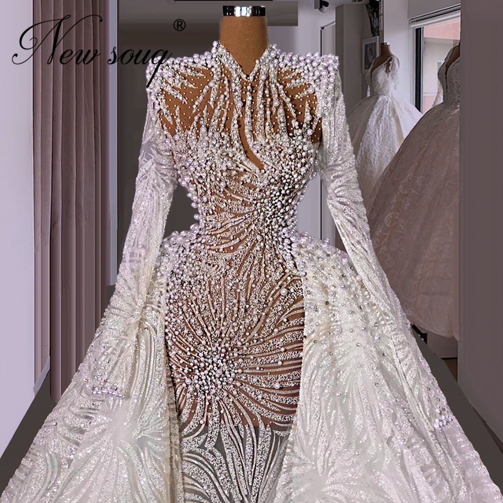 Middle East Beading Evening Gowns Robe De Soiree Celebrity Dresses Dubai Prom Dresses 2021 Crystals Pageant Party Night Dress