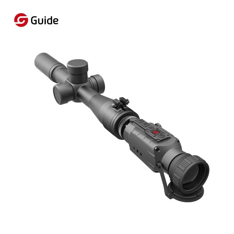 2-in-1 Design Thermal Add-on Riflescope with 400*300 50hz 35mm Lens Clip-on Thermal Imaging Attachment 1024*768 15*5.2*5.7 Cm 4X
