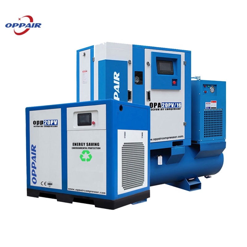 The factory price Quiet NO MOQ AC power motor 8bar 37kw 50hp rotary screw air compressor