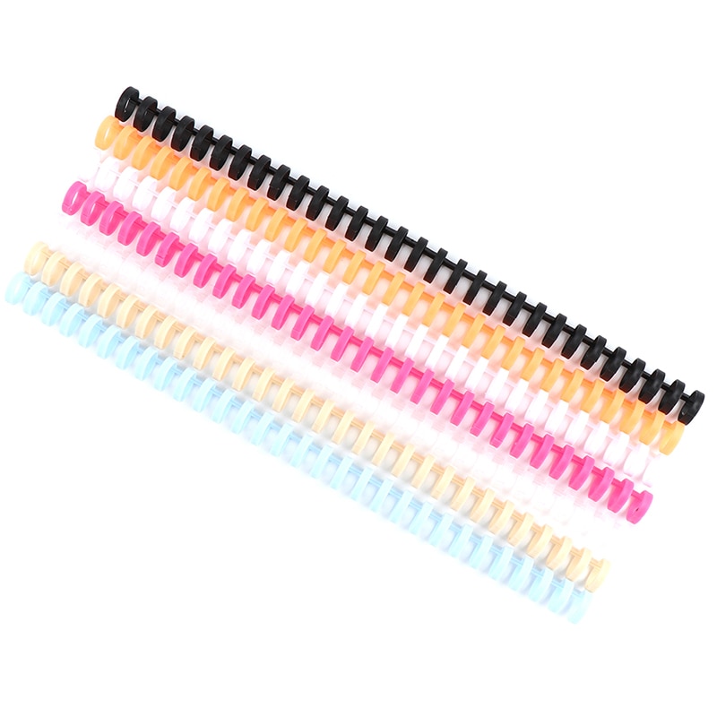 1pc Loose-leaf Plastic Binding Ring Spring Spiral Rings For 30 Holes A4 A5 A6 Paper Notebook Stationery Office Supplies Hot Sale