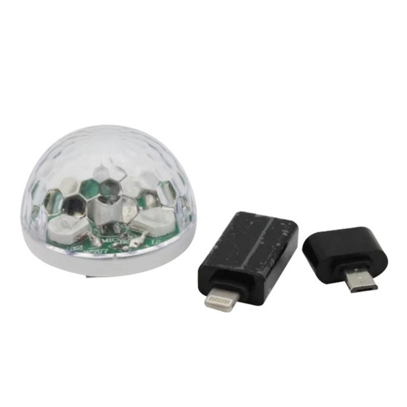 Portable USB Stage Disco Lights Suitable Equipment With USB Interface Family Reunion Ball Light Party Club Mini Phone USB Light