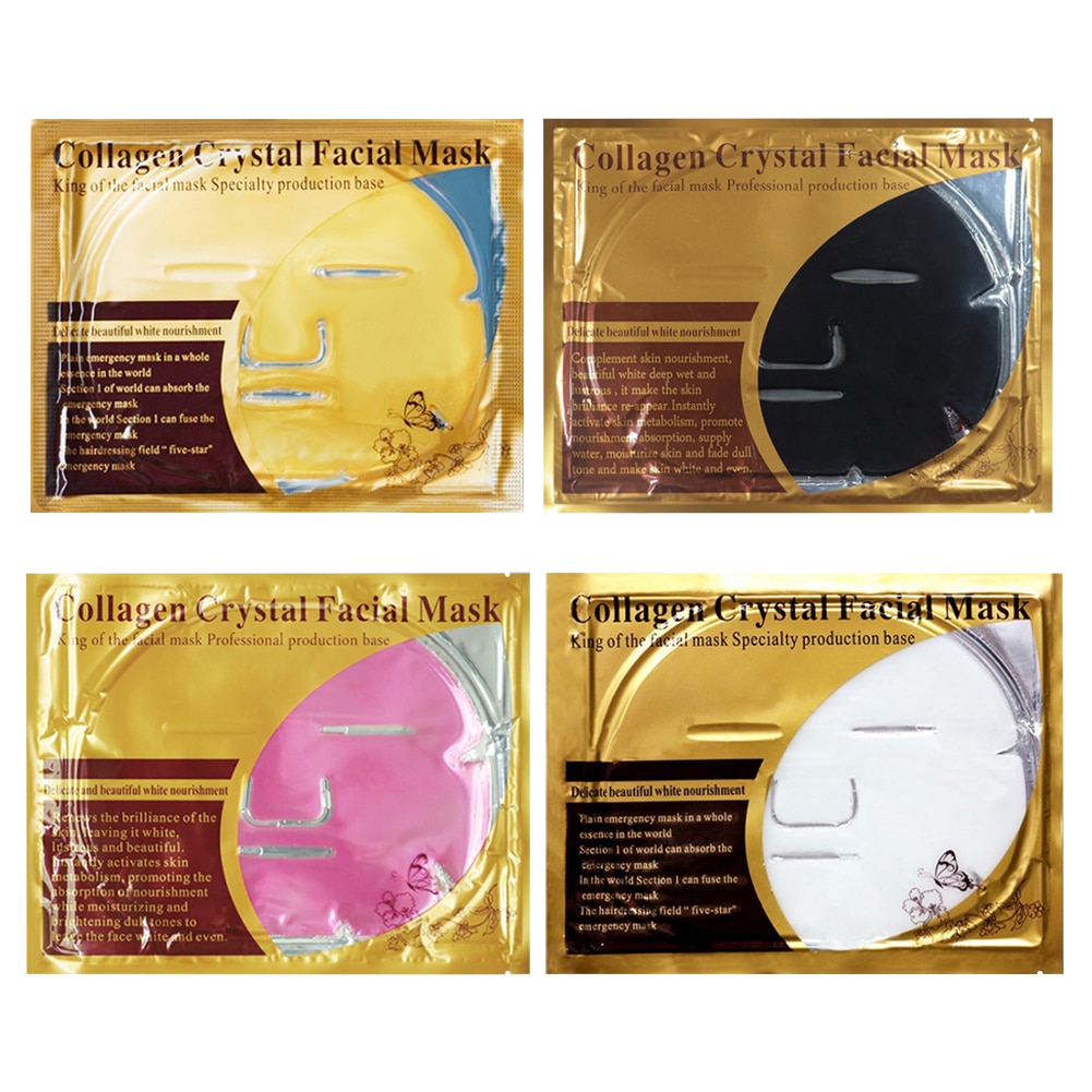 Collagen Face Mask Gel Patches Under the Face Care Relief Fatigue Puffiness Circles Dark Anti Wrinkle Moisturizer Face Care