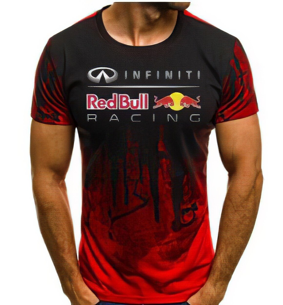 Summer Brand Racing T Shirt Men Outdoor Riding Sports Red T-Shirt Casual Printed Tshirts Short Sleeves Oversized Tees Sell Hot