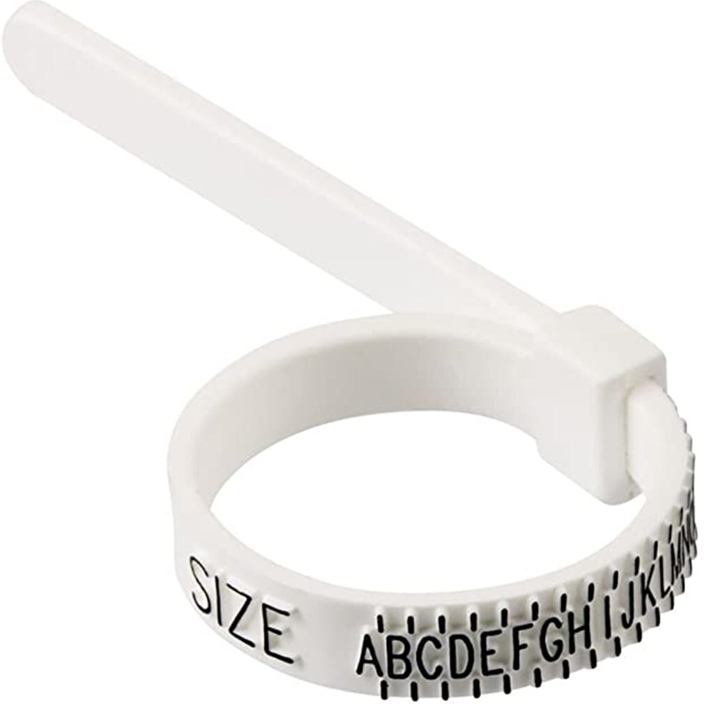 Size Ring Sizer Plastic Finger Sizing Measurement Belt Uk Ring Size Measurement Check Your Size Ring Sizer Measure Finger Size