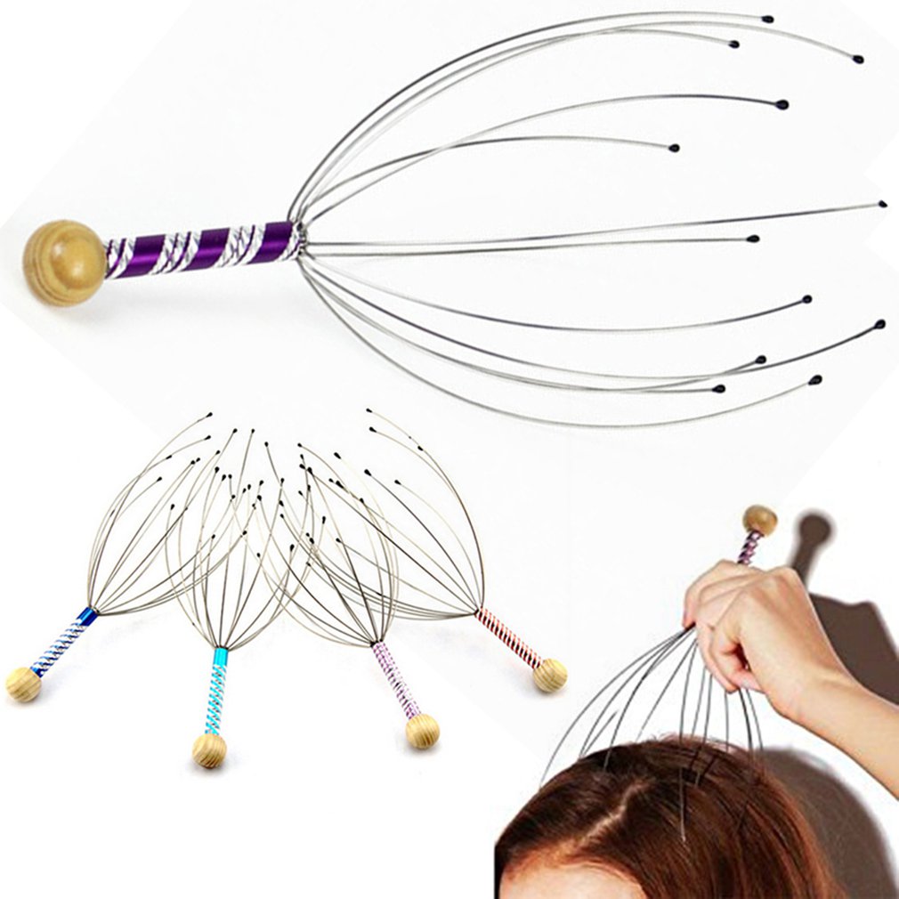 Head Scratching Massage Claws Octopus Head Massager Scalp Scratcher Massage Claw Small Artifact Soul Extraction Extractor