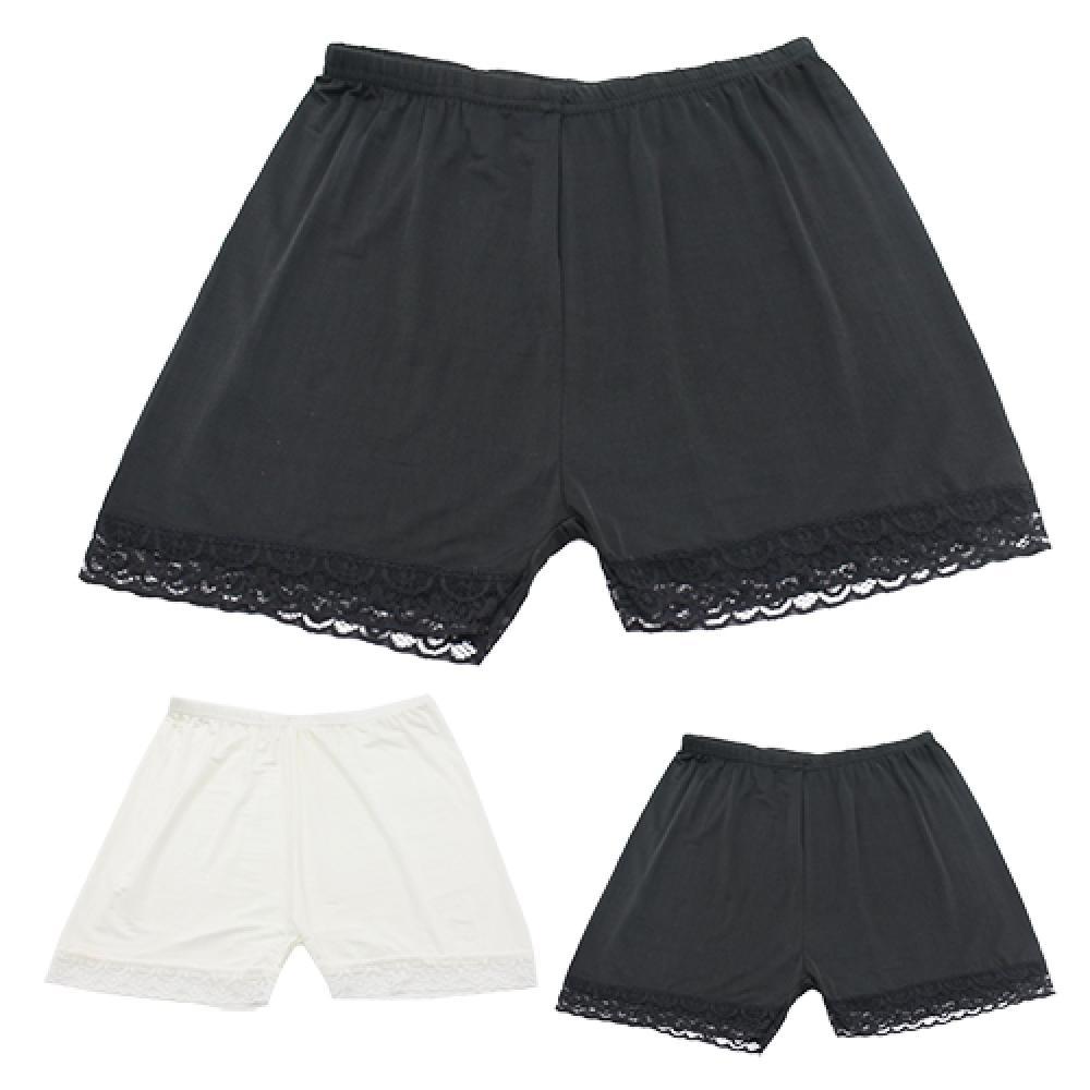 80% Hot Sale Ladies Summer Safety Underwear Shorts Anti Expose Skinny Pants with Lace Trim