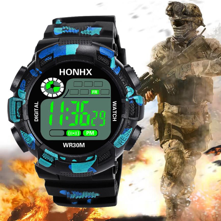 Camouflage Military Army Digital-watch Men's G Style Fashion Sports Shock Watch LED Electronic Wrist Watches for Men marca lusso