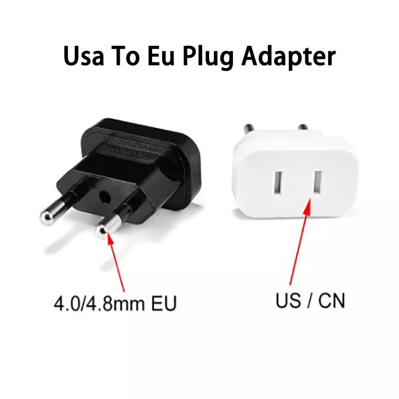 European Standard Plug Usa To Eu Plug Adapter Home Electrical Plug Accessories AC Plug Travel Converters Home Plug Accessories