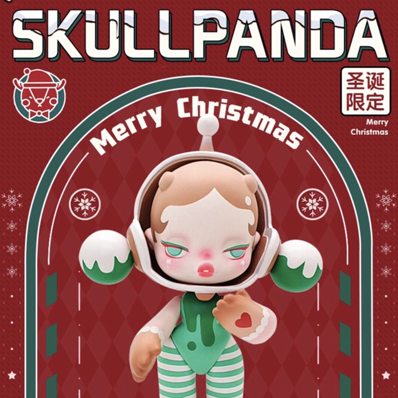 Big size doll SkullPanda Ancient Castle Series Collection Doll Collectible Cute Action Kawaii animal toy figures