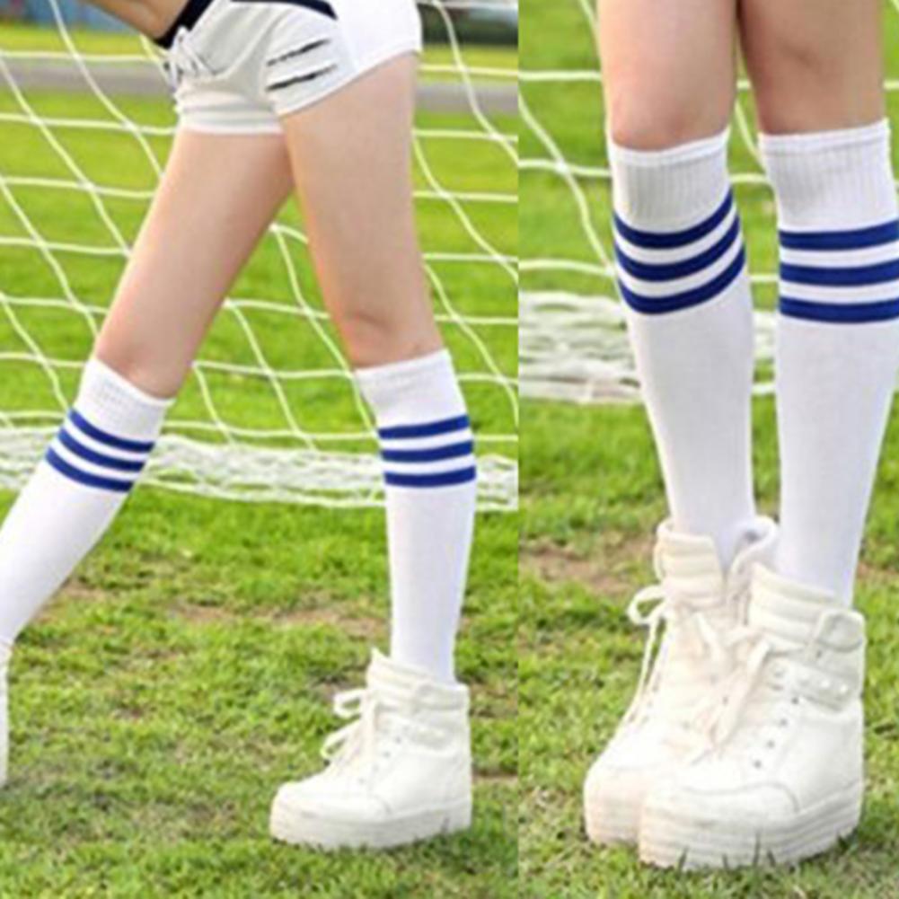 Teenager Socks Sweat Absorption Antifriction Spring Thin Polyester High Tube Socks for Playing