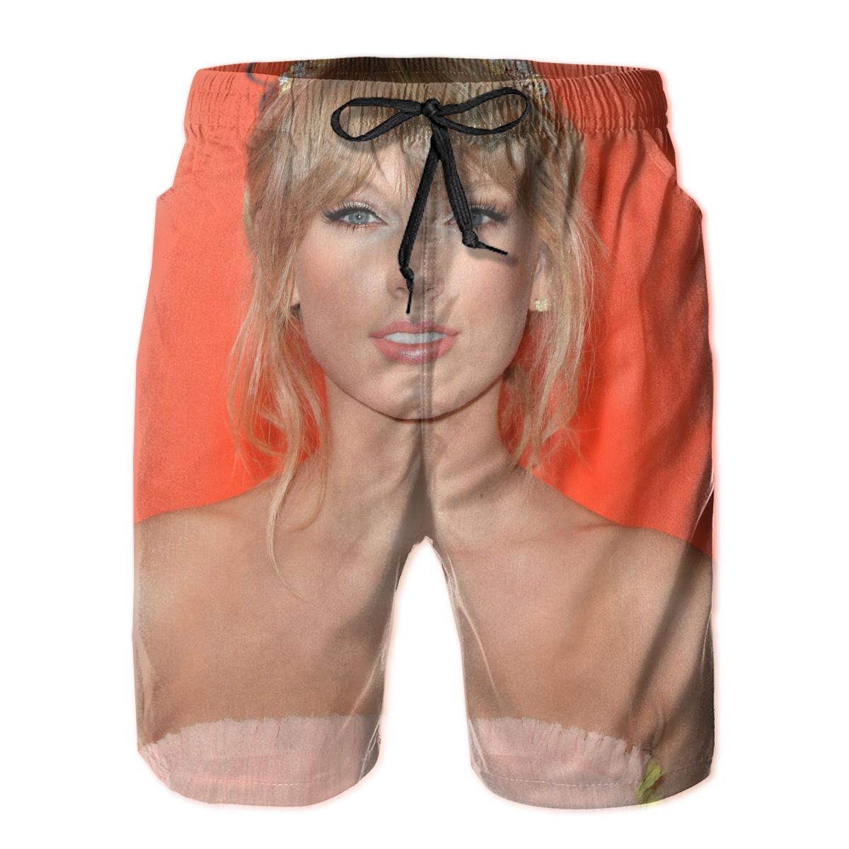 T`aylor.S-wift Men's Quick Dry Swim Trunks Colorful Stripe Beach Shorts with Mesh Lining