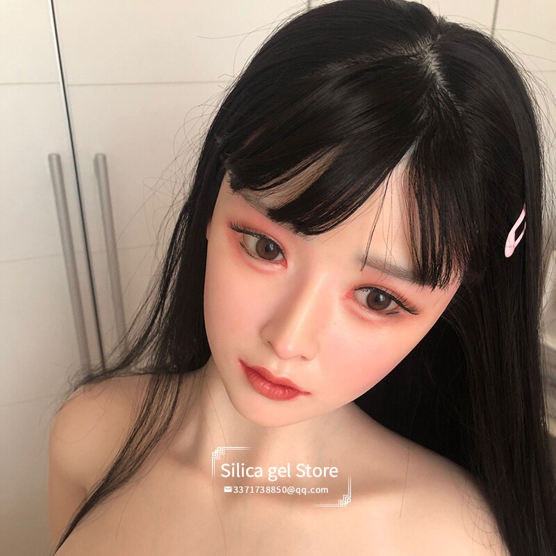 Silicone sex doll with implanted hair real breasts ass pussy realistic veins sexy products for men Japanese anime sex dolls