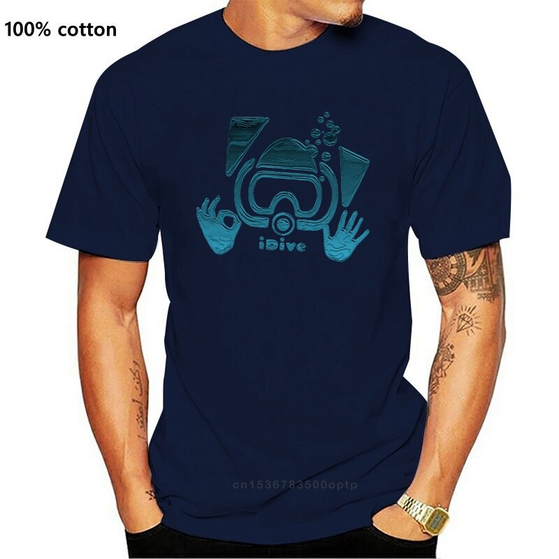 Scuba Dive t shirt For Men Round Collar 3D Print T shirt Hot sale Top deisgn Short-sleeved