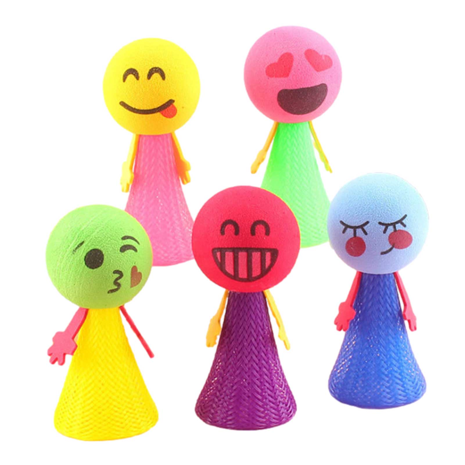 Jumping Elf Toy Cartoon Decompression Doll Bouncing Strange New Toy Bounce Elf Children's Educational Big Head Doll Toys