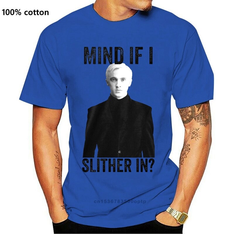 Summer funny print men tshirt women OFFICIAL Tom Felton Mind If I Slither In Tee