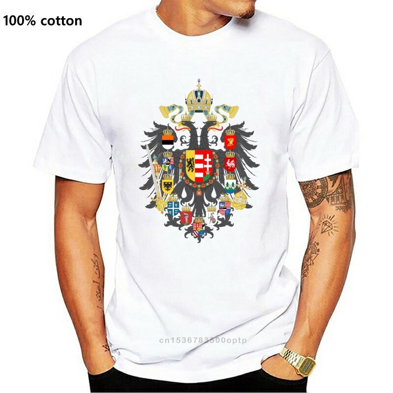 Austrian Coat Of Arms Men T Shirt Top Funny Big Size Cotton Short Sleeve T-shirts For Men