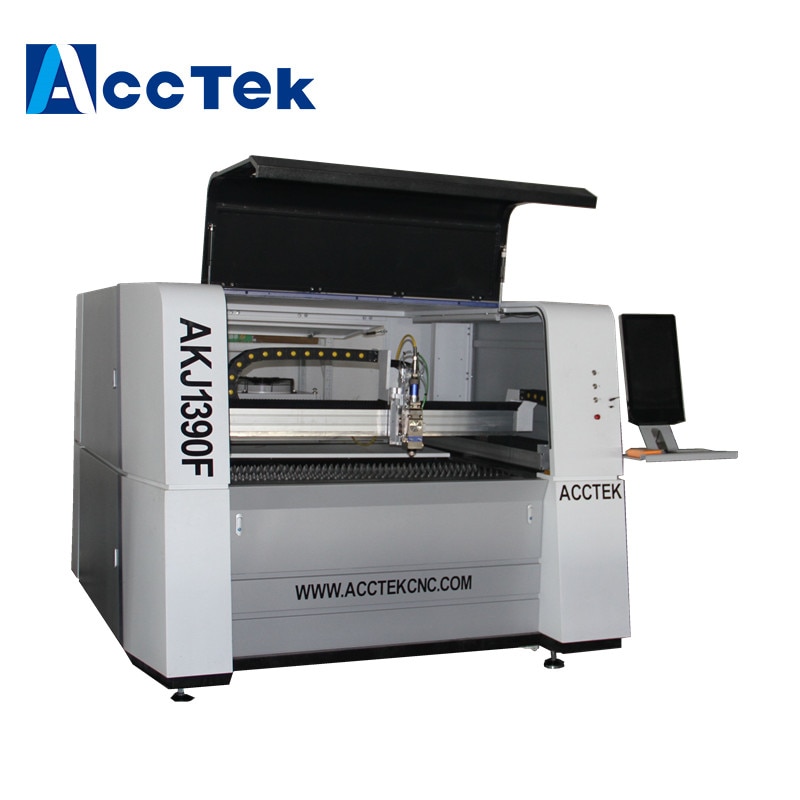 Jinan AccTek Fiber Laser Cutter machine AKJ1390F With High Quality