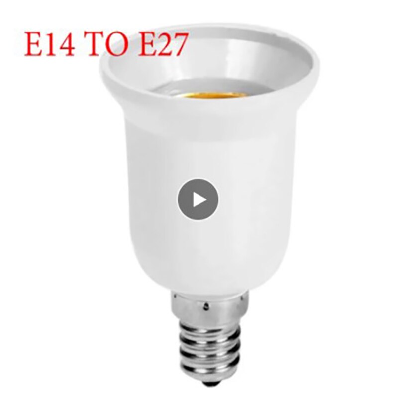 E14 TO E27 Converter Adapter Conversion Socket Fireproof Socket Lamp Holder Converters Material Fireproof Light Socket Adapter
