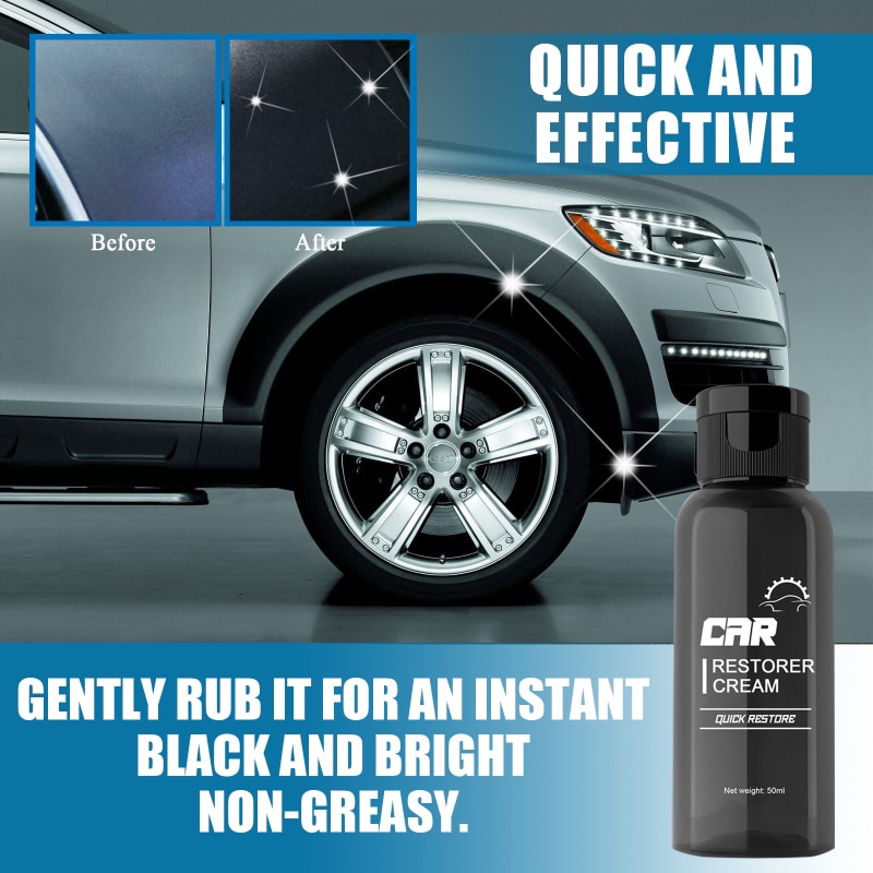 New Car Detailing Refurbishment Paste Plastic And Leather Surface Polishing And Scratch Remover For Rubber Leather TSLM1