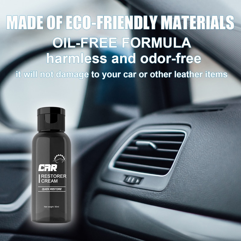 New Car Detailing Refurbishment Paste Plastic And Leather Surface Polishing And Scratch Remover For Rubber Leather TSLM1