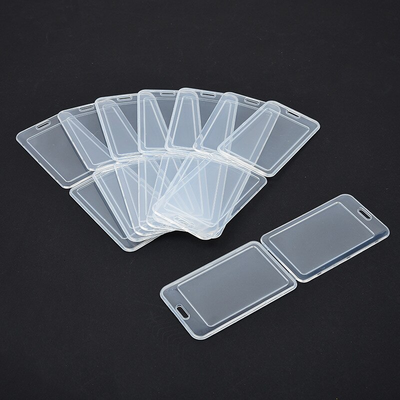 Waterproof Transparent Business Card Holder Male And Female Student Bus Card Holder Box Business Credit Card Holder Protection