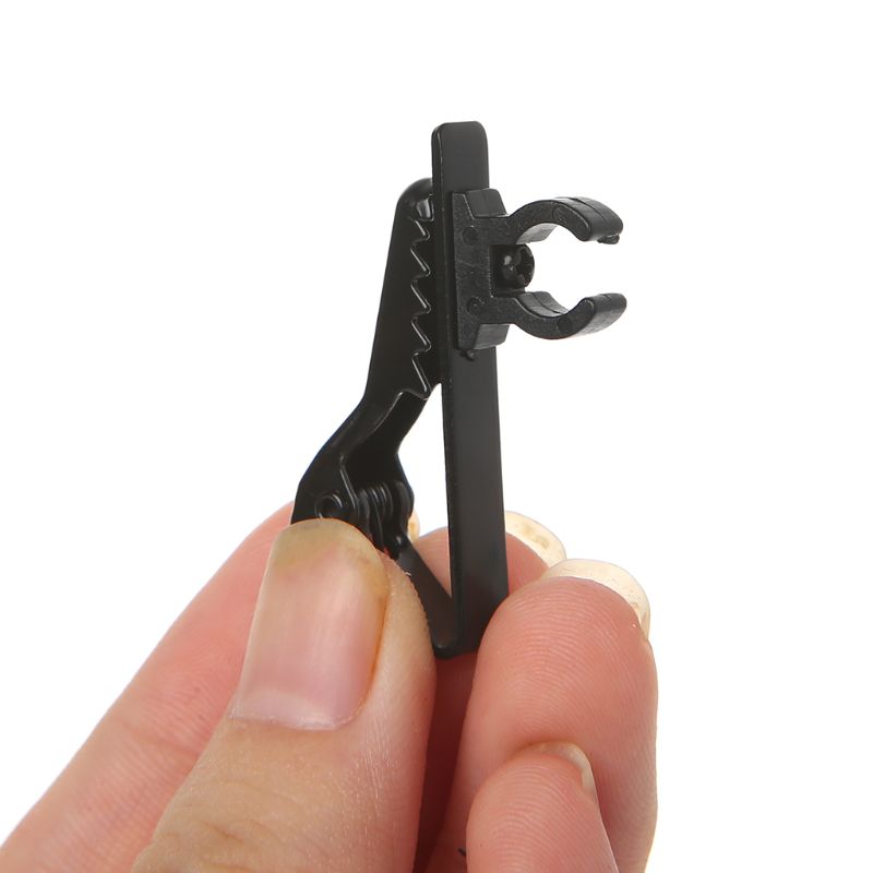 Universal Microphone Lapel Tie Clip Mini Clamp Portable Used For T-shirt Collar R9UA