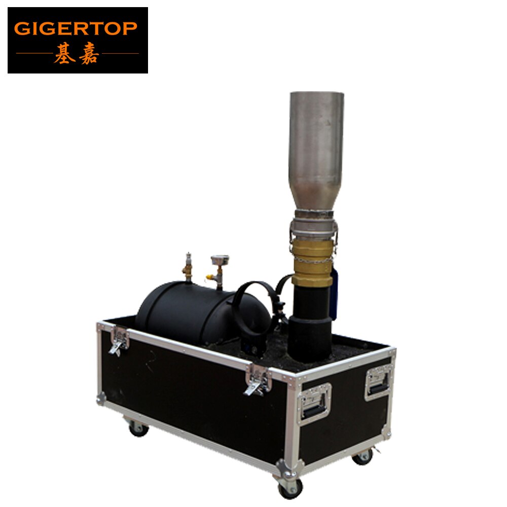 Gigertop Road Case Pack High Jet Confetti Cannon Electrical Power Control Compress Air Tank Portable Roller One Was Gas Valve