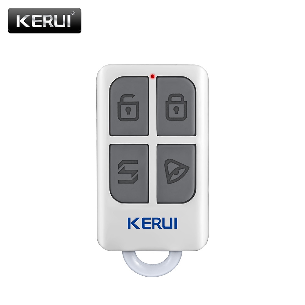 KERUI Wireless High-Performance Portable Remote Control 4 Buttons Keychain For WIFI GSM PSTN Home Security Alarm System