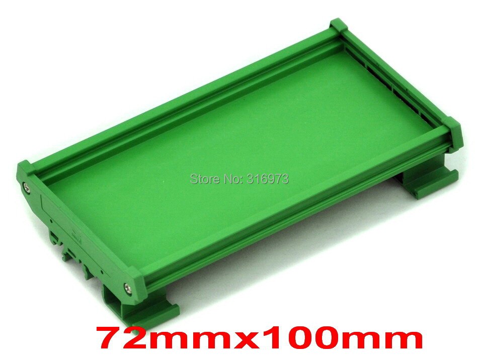 ( 50 pcs/lot ) DIN Rail Mounting Carrier, for 72mm x 100mm PCB, Housing, Bracket.