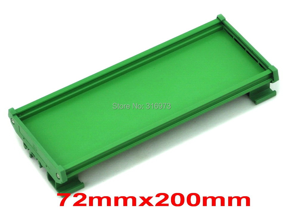 ( 50 pcs/lot ) DIN Rail Mounting Carrier, for 72mm x 200mm PCB, Housing, Bracket.