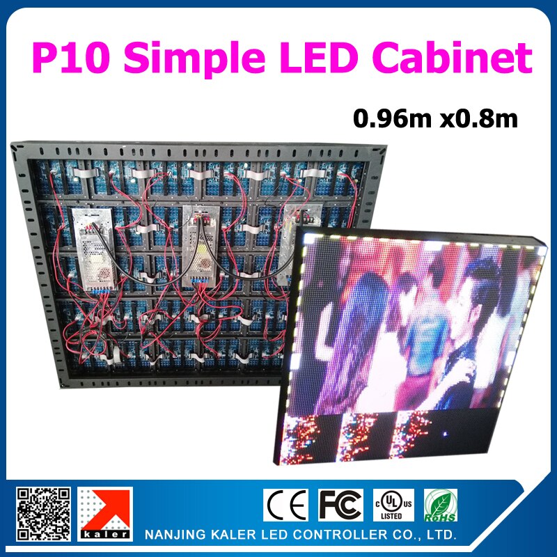 TEEHO Manufacturer supply 0.96mx0.8m led video screen board RGB P10 led panel FIXED installation led videowall sign billboard