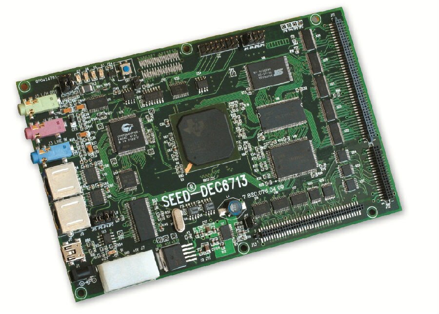 SEED-DEC6713 high-performance embedded floating point DSP board TMS320C6713