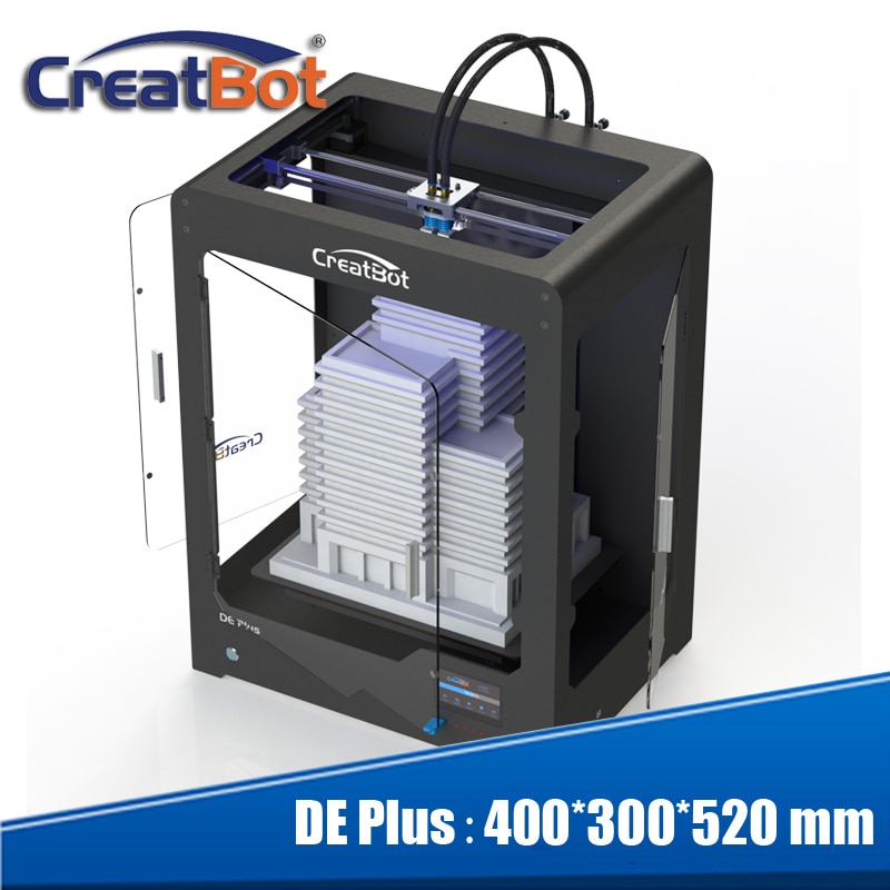Latest Technology large 3d printer high Efficiency high precision desktop 3d Printing machine DE plus 01 build size 40*30*52 cm