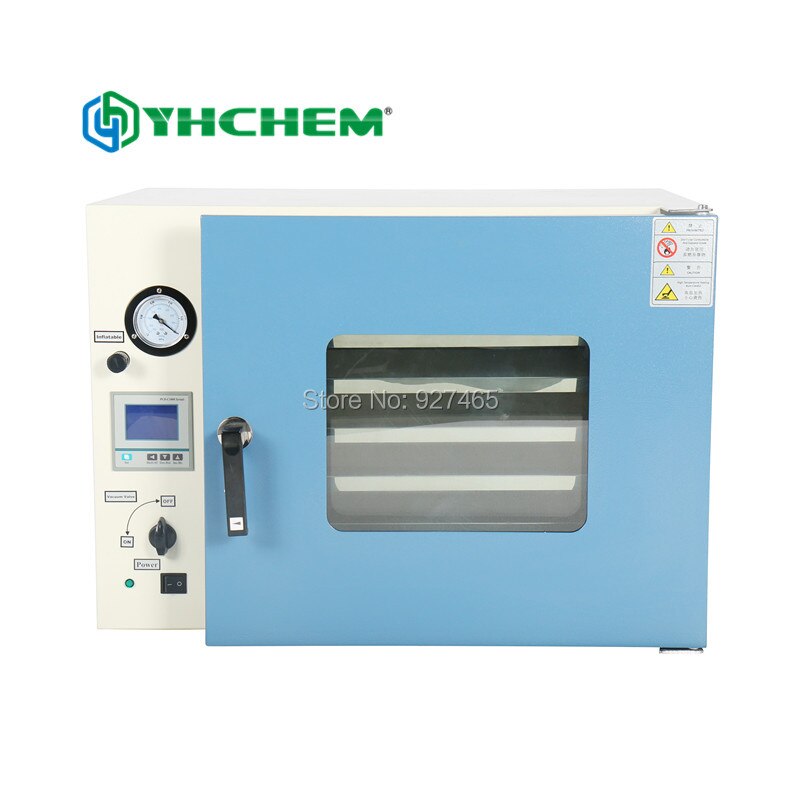 DZF-6050 vacuum drying oven with time-control and stainless frame