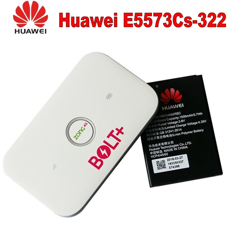 Unlocked Huawei E5573 E5573cs-322 4G LTE WiFi Router Wireless Modem 150Mbps FDD