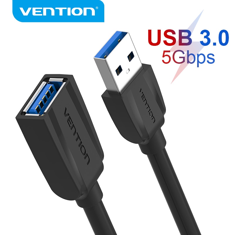Vention USB Cable 3.0 USB to USB Extension Cable Male to Female 2.0 Extender Cable for PS4 Xbox Smart TV PC USB Extension Cable