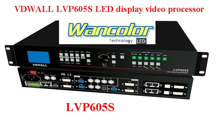 free shipping Most welcome VDWALL LVP605s rental LED display video processor support 2 sending card LED screen Video Processor