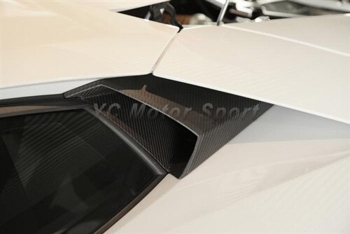 Car Accessories Dry Carbon Fiber OEM Style Air Duct 2pcs Fit For 2011-2014 Aventador LP700 Side Window Air Duct Air Intake