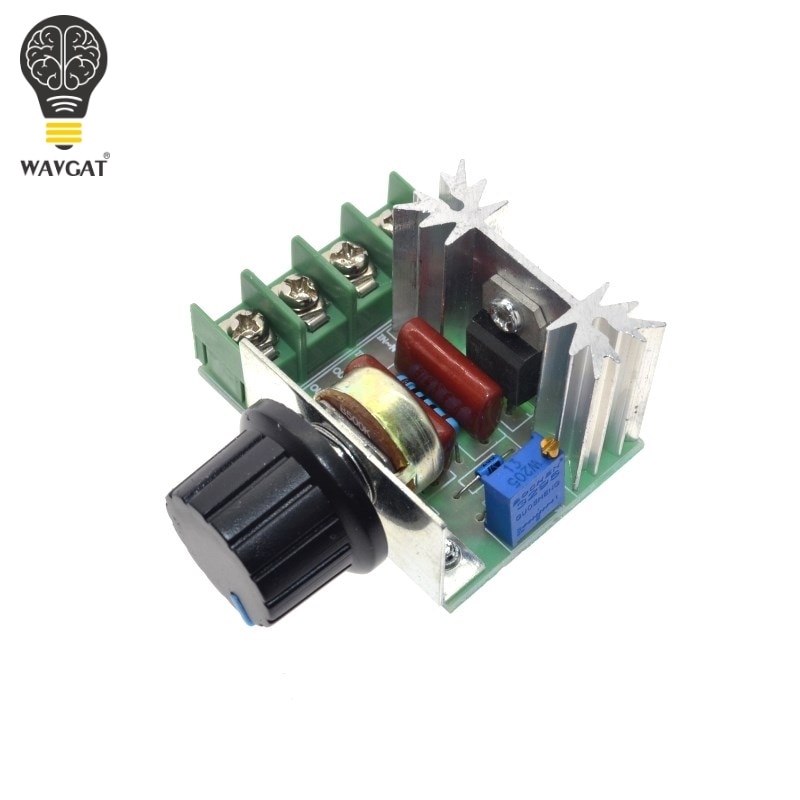WAVGAT High Quality 2000W AC 220V SCR Electronic Voltage Regulator Module Speed Control Controller Worldwide Top Sale