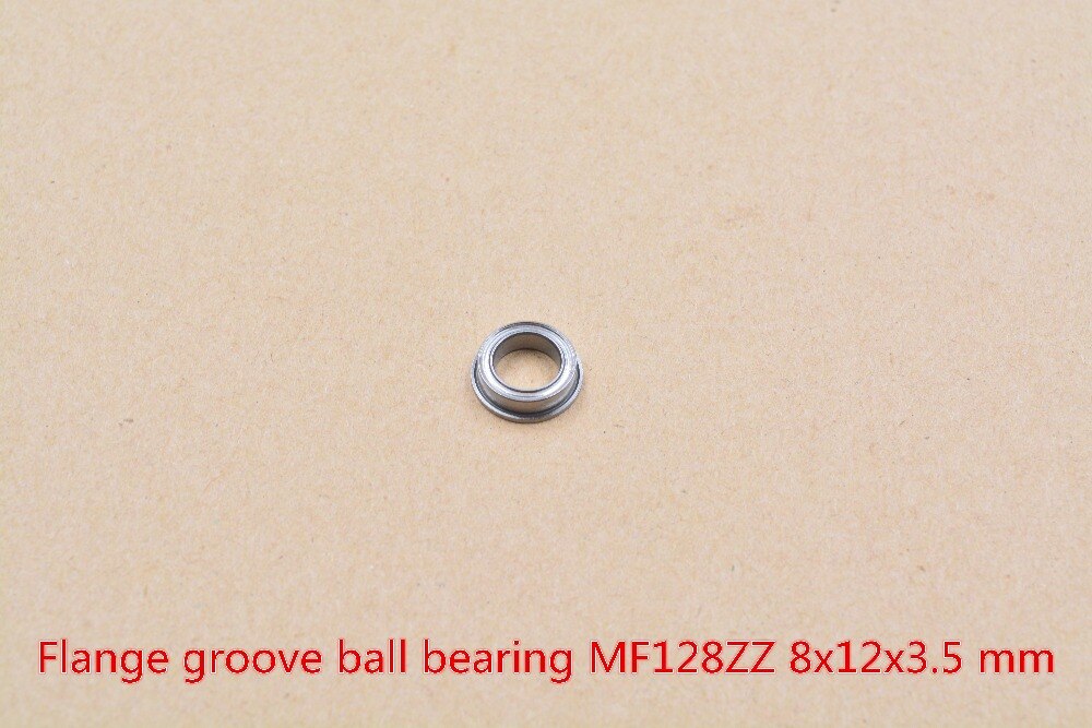 8mm bearing MF128ZZ 8mmx12mmx3.5mm miniature flange deep groove ball radial 1pcs