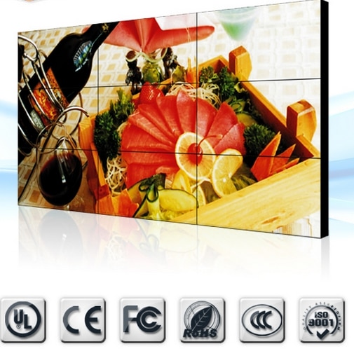 Shenzhen factory price exhibition stylish hd display board wall mounted video lcd panel