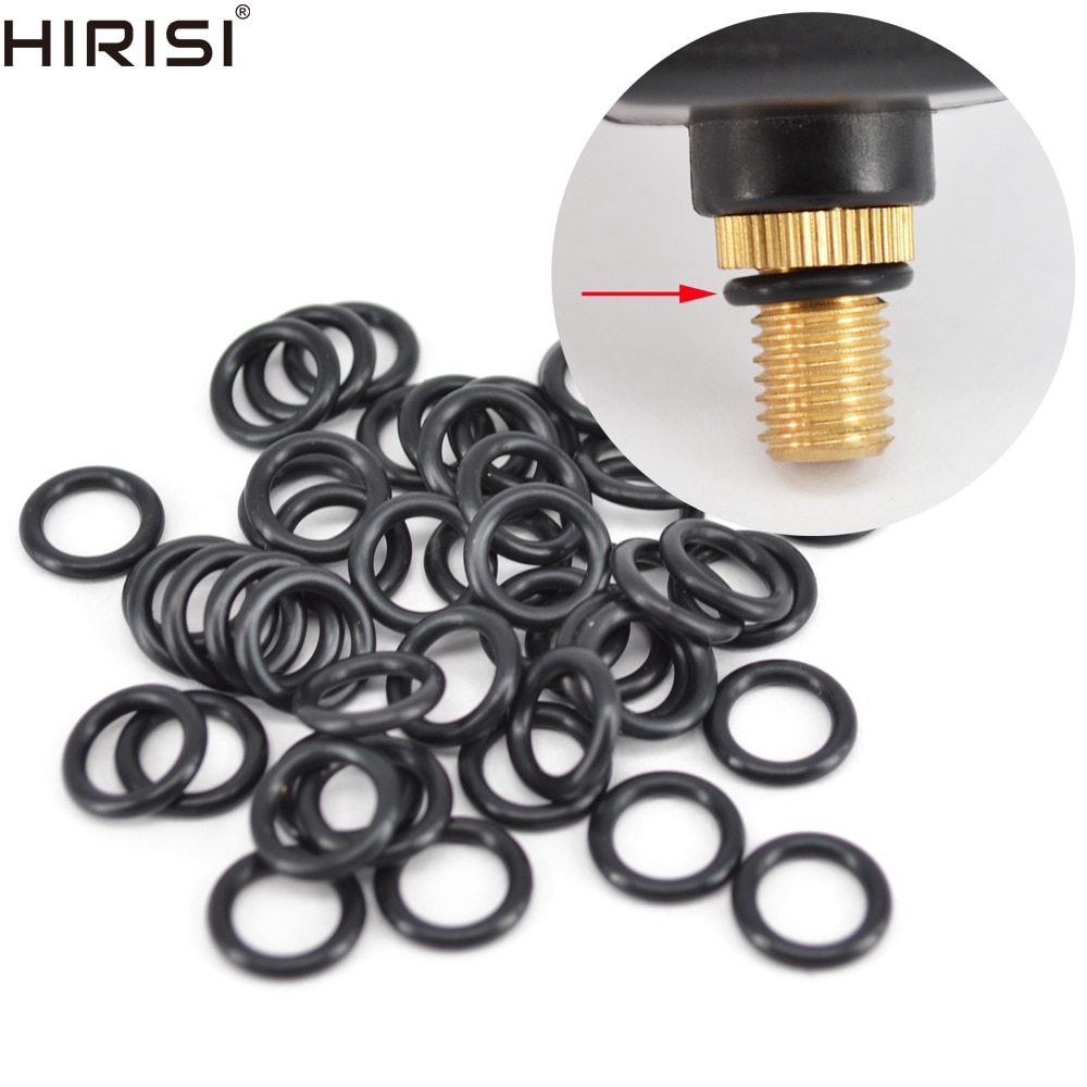 50pcs Rubber O Rings Black For Fishing Bite Alarms, Rod Pods, Bars