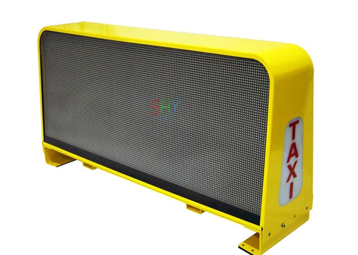 New Product 3G controller taxi top led display sign P5 double sides led sign 960mm x 320mm